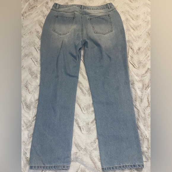 Refuge Denim Women Boyfriend Ripped Jeans Size 13 - Picture 3 of 5